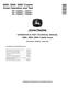 John Deere 450K, 550K and 650K Crawler Dozers (SN. from F304771) Operation and Test Manual (TM14162X19) 0