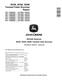John Deere 903M, 953M and 959M Tracked Feller Bunchers Repair Manual (TM14264X19) 0