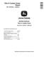 John Deere 700J-II (SN. from D000001) Crawler Dozers Repair Manual (TM14274X19) 0