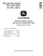 John Deere 244L and 324L Compact 4WD Loaders (SN. from B047716) Repair Manual (TM14322X19) 0