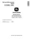 John Deere E60 and E68 Compact Excavators (SN. from D016000) Repair Manual (TM14382X19) 0