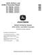 John Deere E210, E210LC and E230LC Crawler Excavators (SN. from C000001, D000001) Repair Manual (TM14397X019) 0