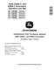 John Deere E240, E240LC and E260LC Crawler Excavators (SN. from C000001, D000001) Operation and Test Manual (TM14398X019) 0