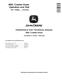 John Deere 850L (SN. from C000001) Crawler Dozers Operation and Test Manual (TM14406X019) 0