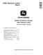 John Deere 325SL Backhoe Loaders Repair Manual (TM14475X019) 0