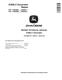 John Deere E300LC (SN. from C000001) Crawler Excavators Repair Manual (TM14490X019) 0