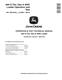 John Deere 444 G-Tier (SN. D_00001-00479) 4WD Wheel Loaders Operation and Test Manual (TM14507X019) 0