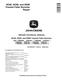 John Deere 903M, 953M and 959M Tracked  Feller Bunchers Repair Manual (TM14535X019) 0