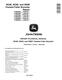 John Deere 903M, 953M and 959M Tracked Feller Bunchers Repair Manual (TM14537X019) 0