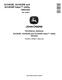 John Deere XUV835E, XUV835M and XUV835R Gator Utility Vehicles Technical Manual (TM145519)-REPLACED BY TM168519 0