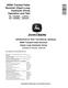 John Deere 859M (Open Loop Hydraulic Drive) Tracked Feller Bunchers Operation and Test Manual (TM14560X019) 0