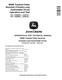 John Deere 859M (Closed Loop Hydrostatic Drive) Tracked Feller Bunchers Operation and Test Manual (TM14561X019) 0
