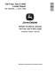 John Deere 724 P-Tier (SN. L_15418-18489) 4WD Wheel Loaders Repair Manual (TM14664X019) 0