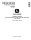 John Deere E100, E110, E120, E130, E140, E150, E160, E170 and E180 Lawn Tractors (North America, SN. from 010001) Technical Manual (TM151119) 0
