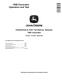 John Deere 190E Crawler Excavators Operation and Test Manual (TM1539) 0
