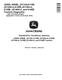 John Deere 6095B, 6110B, 6120B, 6135B, 6140B, JD1104, JD1204-A, JD1354-A, JD1404-A and JD954 Tractors (Europe, Asia, Africa) Diagnostic Manual (TM157219) 0