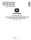 John Deere X330, X350, X354, X370, X380, X384, X390 and X394 Select Series Tractors Technical Manual (TM158319) 0