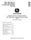 John Deere 750C, 850C, Series II 750C and 850C Crawler Dozers Operation and Test Manual (TM1588) 0