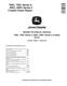 John Deere 750C, 850C, Series II 750C and 850C Crawler Dozers Repair Manual (TM1589) 0