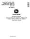 John Deere QuikTrak 648R, 652E, 652R (EFI, MOD) and 661R (EFI) Stand-On Mowers Technical Manual (TM158919) 0