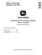 John Deere 792D LC Crawler Excavators Operation and Test Manual (TM1595) 0