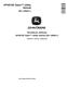 John Deere HPX815E (SN: 040001-) Gator Utility Vehicles Technical Manual (TM160119) 0