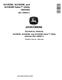 John Deere XUV835E, XUV835M and XUV835R Gator Utility Vehicles (SN. from 040001) Technical Manual (TM160519) 0