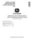 John Deere 310SE and 315SE Side Shift Backhoe Loaders Operation and Test Manual (TM1608) 0