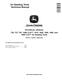 John Deere 1690 CCS, 1810, 1820, 1850, 1860, 1890 CCS, 735, 737 and 787 Air Seeding Tools Technical Manual (TM1616) 0