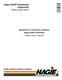 Hagie 204SP Self-Propelled Detasselers Diagnostic Manual (TM168419) 0