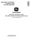 John Deere 9500, 9600 and 9700 Self-Propelled Forage Harvesters Diagnostic Manual (TM170519) 0