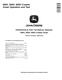 John Deere 450H, 550H and 650H Crawler Dozers Operation and Test Manual (TM1743) 0
