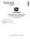 John Deere 653G (SN: -880059) Tracked Feller Bunchers Operation and Test Manual (TM1774) 0