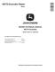 John Deere 50ZTS Compact Excavators (Metric) Repair Manual (TM1818) 0