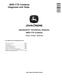 John Deere 9650 CTS Combines Diagnostic Manual (TM1822) 0