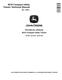 John Deere 4010 (SN. from 110001) Compact Utility Tractors Technical Manual (TM1983) 0