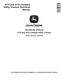 John Deere 4110 and 4115 Compact Utility Tractors Technical Manual (TM1984) 0