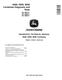 John Deere 9450 (SN. from 695101), 9550 (SN. from 695201) and 9650 (SN. from 695301) Combines Diagnostic Manual (TM2002) 0