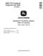 John Deere 9650 CTS (SN: 695401-700400) Combines Diagnostic Manual (TM2022) 0