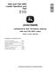 John Deere 644J (SN. before 611231) and 724J (SN. before 611218) 4WD Loaders Operation and Test Manual (TM2075) 0