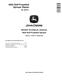 John Deere 4920 (SN. from 000101) Self-Propelled Sprayers Repair Manual (TM2124) 0