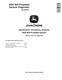 John Deere 4920 (SN. from 000101) Self-Propelled Sprayers Diagnostic Manual (TM2125) 0
