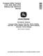 John Deere 4120, 4320, 4520 and 4720 Compact Utility Tractors without Cab Technical Manual (TM2137) 0
