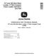 John Deere CT322 Compact Track Loaders, 317 and 320 Skid Steer Loaders Operation and Test Manual (TM2151) 0