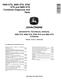John Deere 9560 STS, 9660 STS, 9760 STS and 9860 STS Combines Diagnostic Manual (TM2182) 0