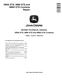 John Deere 9560i STS, 9880 STS and 9880i STS Combines Repair Manual (TM2201) 0