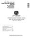 John Deere 643H, 843H, TimberJack 740 and 840 Feller Bunchers Operation and Test Manual (TM2235) 0