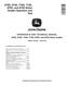 John Deere 670D, 672D, 770D, 772D, 870D and 872D Motor Graders Operation and Test Manual (TM2246) 0