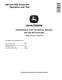 John Deere 35D and 50D Compact Excavators Operation and Test Manual (TM2263) 0