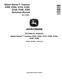 John Deere Select Series X300, X304, X310, X320, X324, X340 and X360 Lawn Tractors (SN. from 010001) Technical Manual (TM2308) 0